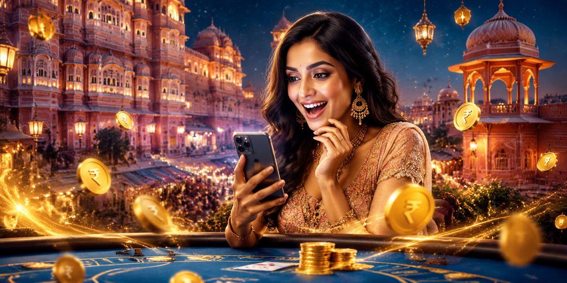 Indian player managing betting responsibly with mobile device